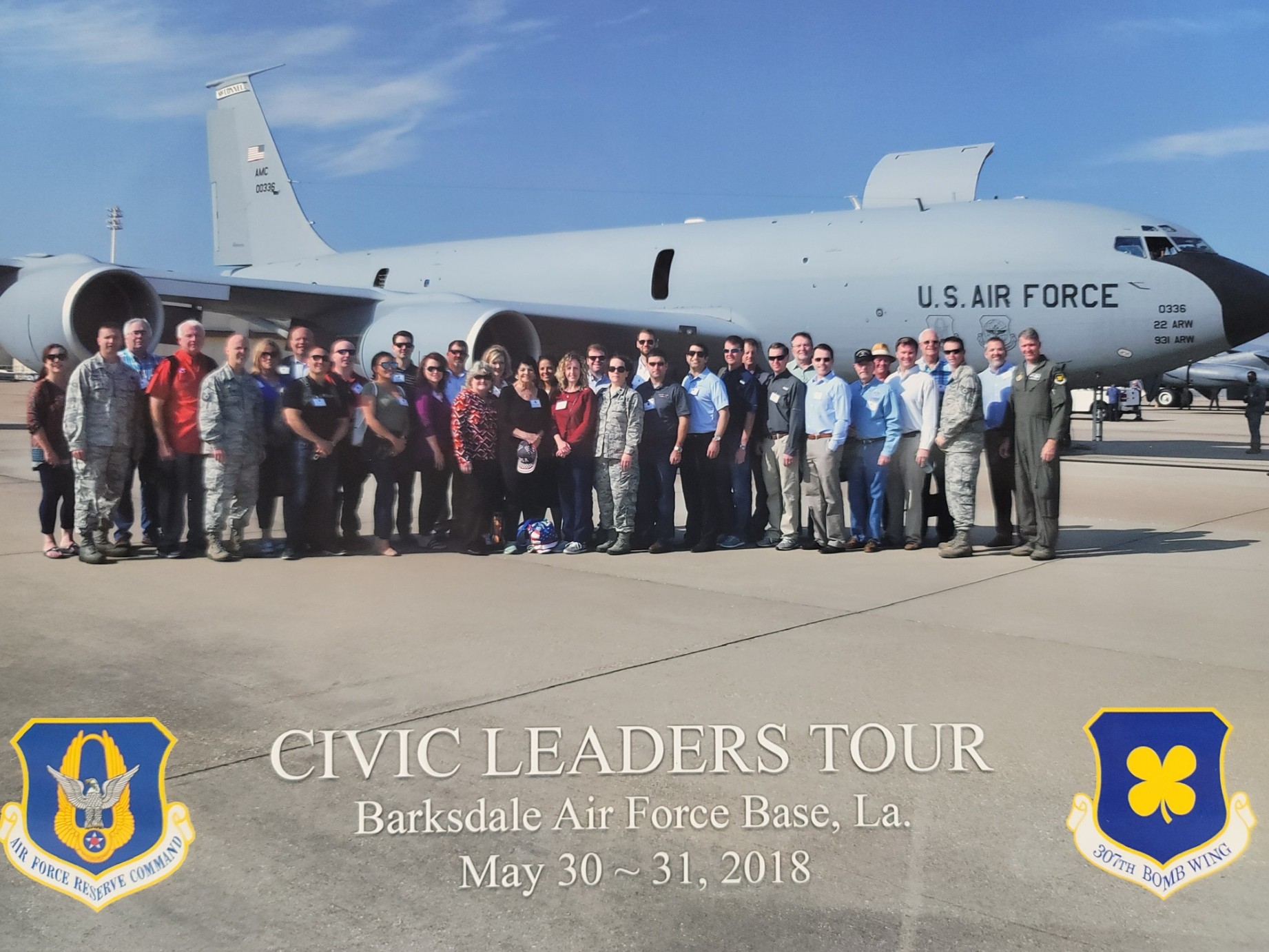 Kara Lowrie — Civic Leader Tour at Barksdale AFB, May 2018